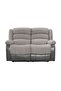 Greensboro 2 Seater Fabric Manual Motion Recliner - Dark Grey L153xW90xH101cm - 6