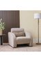 Nimera 1 Seater Fabric Sofa - Grey L97xW94xH80cm - 7