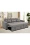 Ramiro Reversible Corner Fabric Sofa Bed - Warm Grey L232xW87/154xH92cm - 2