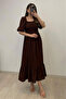 Women's Gipeli Short Sleeve Long Dress - 5