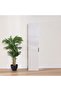 Defne Left-Door Wardrobe - Cream/Black L51xW59xH230cm