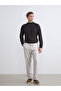 Standard Pattern Linen Blended Men's Trousers - 2