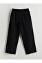 M&B Collection Black Wideleg Pleated Girl's Pants