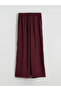 Wide Leg Women's Trousers with Elastic Waist - 5