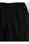 M&B Collection Black Wideleg Pleated Girl's Pants - 3