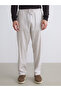 Standard Pattern Linen Blended Men's Trousers - 3