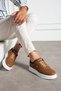 Men's Sneaker Tan Casual Sports Shoes High Sole Comfortable Design X55 - 2