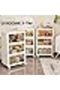 3-Pack Stackable Storage Bins with Lids – 23Qt Foldable Boxes with Wheels for Home & Closet - 2