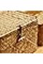 Set of 3 Shelf Baskets with Lids, Handwoven Seagrass Wicker Boxes for Makeup & Multipurpose Storage - 2