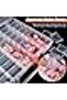Multipurpose Plastic Storage Box – 48-Compartment Organizer for Jewelry, Crafts & Small Items - 4