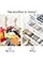 4-Pack Foldable Linen Storage Bins with Handles & Window, Large Organizers for Clothes, Toys, Books - 3