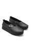 Inside and Outside Genuine Leather Daily Comfort Women's Shoes Black - 3