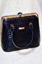 Evening Dress Classic Case Bag Laser Shiny Stone Detail Large