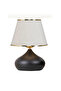 2 Pcs Ellipse Table Lamp Shade Metal Body Fabric Head Lighting - 4