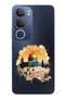 حافظة سيليكون شفافة متوافقة مع هاتف Vivo Y19s بتصميم المسجد الأقصى