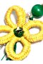Handmade Real Pearl Dragonfly and Butterfly Detailed Summer Bag Charm Keychain - 4