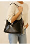 De&Morie Dm6098 Women's Shoulder and Hand Bag – Two Compartments, Shiny Leather Look, Large Volume - 7