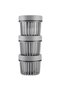 Set de 3 recipiente rotunde pentru condimente, 500ml - 2