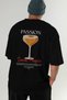 Passion Cocktail Printed Oversize T-Shirt Men Women 100% Cotton Crew Neck Tshirt - 7