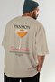 Passion Cocktail Printed Oversize T-Shirt Men Women 100% Cotton Crew Neck Tshirt - 7