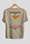 Passion Cocktail Printed Oversize T-Shirt Men Women 100% Cotton Crew Neck Tshirt - 2