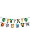Safari Themed Happy Birthday Banner and Tablecloth - 2