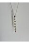 Steel Color Y Necklace - 2