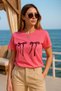 Unisex Women's Ribbon, Custom Printed, Regular Cut, Cotton, Crew Neck, T-Shirt