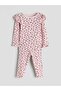 Crew Neck Printed Baby Girl Pajama Set (W5)