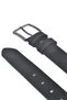 Men's Black 4 cm Wide Suede Belt Faux Suede Sports Belt 2402643 - 4