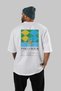 Pisco Sour Cocktail Series Back Printed Oversize T-Shirt Men Women 100% Cotton Crew Neck Tshirt - 4