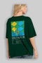 Pisco Sour Cocktail Series Back Printed Oversize T-Shirt Men Women 100% Cotton Crew Neck Tshirt - 4
