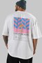 Singapore Sling Cocktail Back Printed Oversize T-Shirt Men Women Cotton Crewneck Tshirt - 5