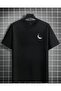 Moon Astronaut Printed Special Design Oversize Tshirt - 2