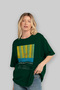 Cosmopolitan Cocktail Front Printed Green Oversize T-Shirt Men Women Cotton Crew Neck Tshirt - 4