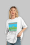 Tequila Sunrise Cocktail Front Printed White Oversize T-Shirt Men Women Cotton Crew Neck Tshirt - 4