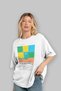 Japanese Slipper Cocktail Front Printed White Oversize T-Shirt Men Women Cotton Crew Neck Tshirt - 4