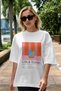 Gin Tonic Cocktail Pre-Printed White Oversize T-Shirt Men Women Cotton Crew Neck Tshirt - 5