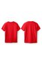 Markatem Crew Neck Red Color Oversize Relaxed Fit Unisex Cotton 2-Pack T-Shirt