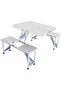 Picnic Tables, One Piece Folding Table and Chair Aluminum Alloy, Portable Folding Camping Picnic Tab