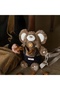 450ml Kawaii Insulated Water Bottle, 316 Stainless Steel Cute Outdoor Cup Brown - 2
