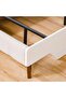 Gordion 180x200 King Bed - Light Cream L190xW208.6xH118cm - 5