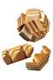 Puzzle cu bile 3D, Bambus