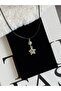 Picasso Jasper Stone Spiral Star Rope Necklace, Grey Jasper Natural Stone Star Necklace - 2