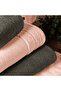 Verto 100% Cotton Family Bathrobe Set Peach/Anthracite (6 Pieces) - 5