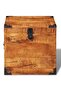 Storage Chest Cubic Rough Mango Wood - 6