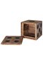 Storage Box Mindi Wood 40x40x40 cm Dice Design - 2