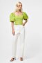 Islay Linen Puff Sleeve Crop Top - 2