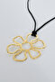 Gold Flower Necklace - 4