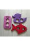 3-Piece Pool Pasta Sea Pasta Lock- Fish-Dragon-Rectangular - Mixed Colors - 5
